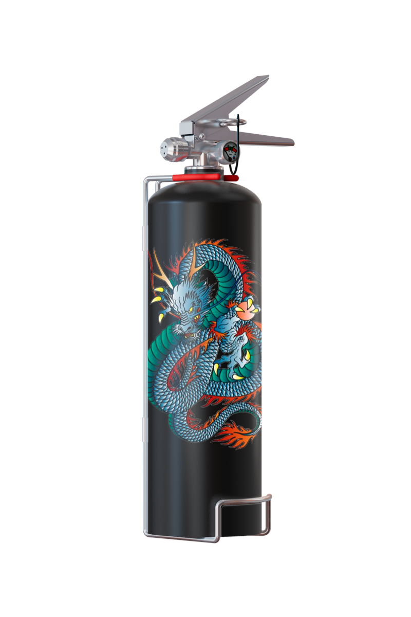 Дизайнерский огнетушитель Bontel 2 л Dragon - подарочная серия от производителя с доставкой