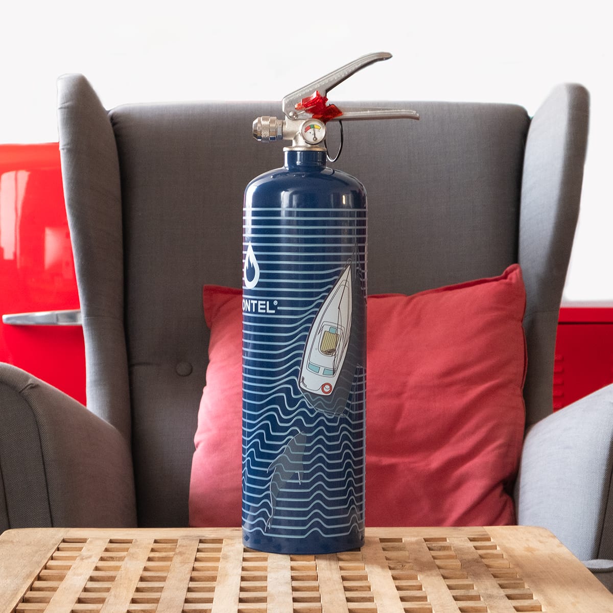 Дизайнерский огнетушитель Bontel 2 л Bang - подарочная серия от производителя с доставкой